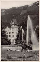 Glarus, Bahnhof vom Volksgarten aus, Feldpost 1937