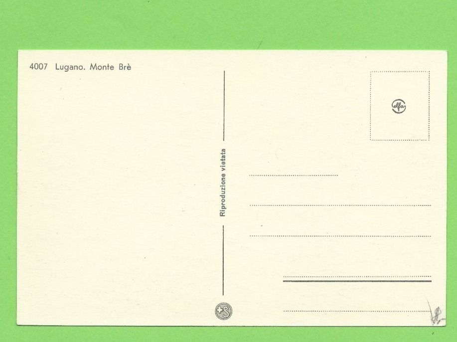 Cartoline postali: Lugano, Monte Brè – Nuovo (secondo la descrizione) da Zürich venduto da t24_de 1