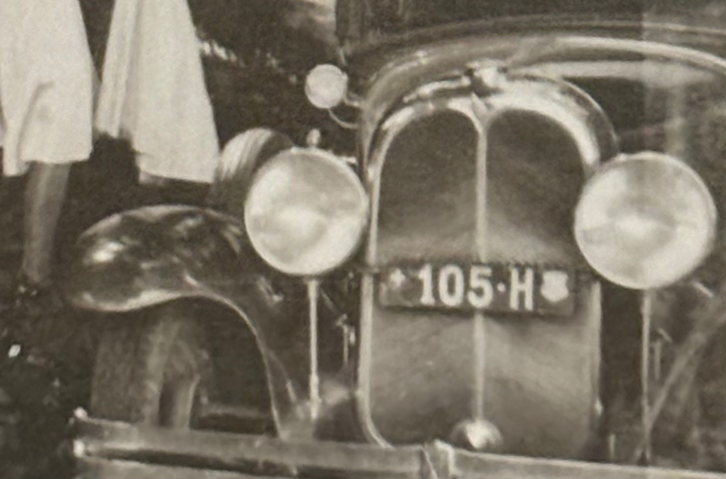 Ansichtskarten: Privatfoto 1920er Jahre - Oldtimer Auto – Gebraucht aus Frauenfeld von Merk52 1