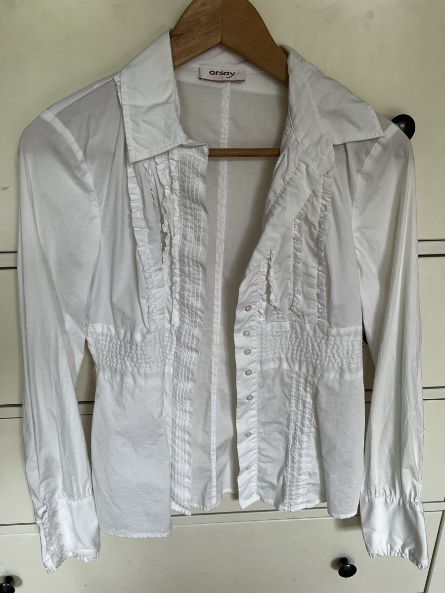 Orsay Camicette: Orsay Bluse weiss Gr.36 neuwertig – Usato da Bottighofen venduto da fritz-81 1