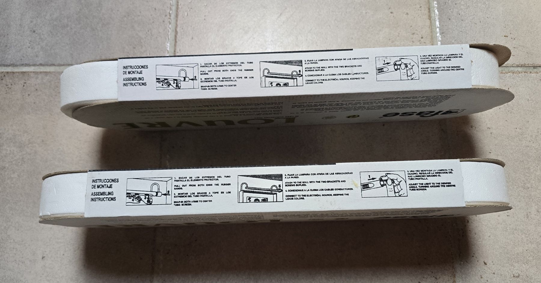 Lampade: Fase Louvre Bilderleuchte 2er Set – Nuovo (secondo la descrizione) da Rickenbach SZ venduto da Adi_1 1