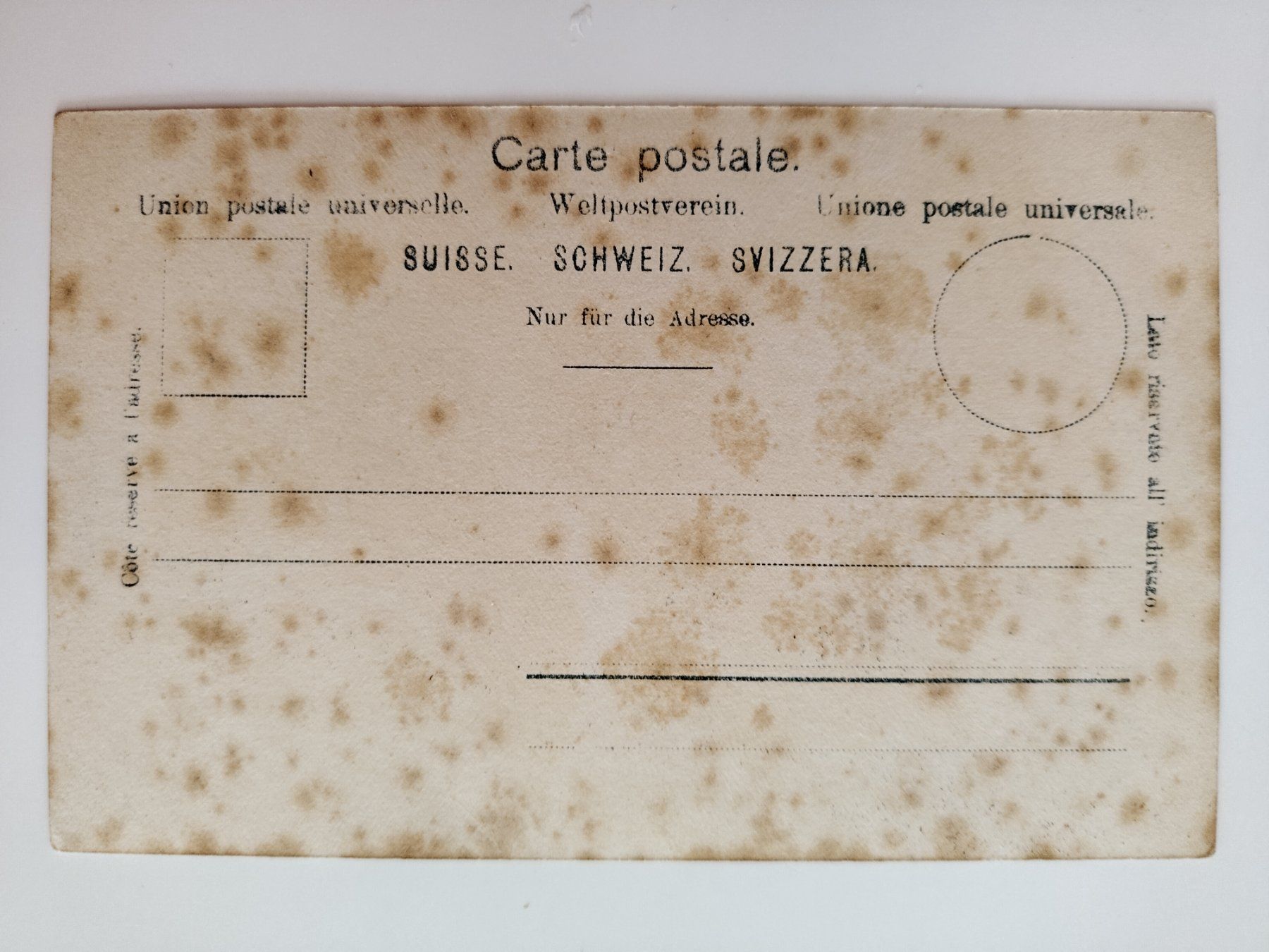Cartoline postali: Alte Ansichtskarte "Baden, Partie an der Limmat" – Difettoso da Ohmstal venduto da Lebensfreude05 1