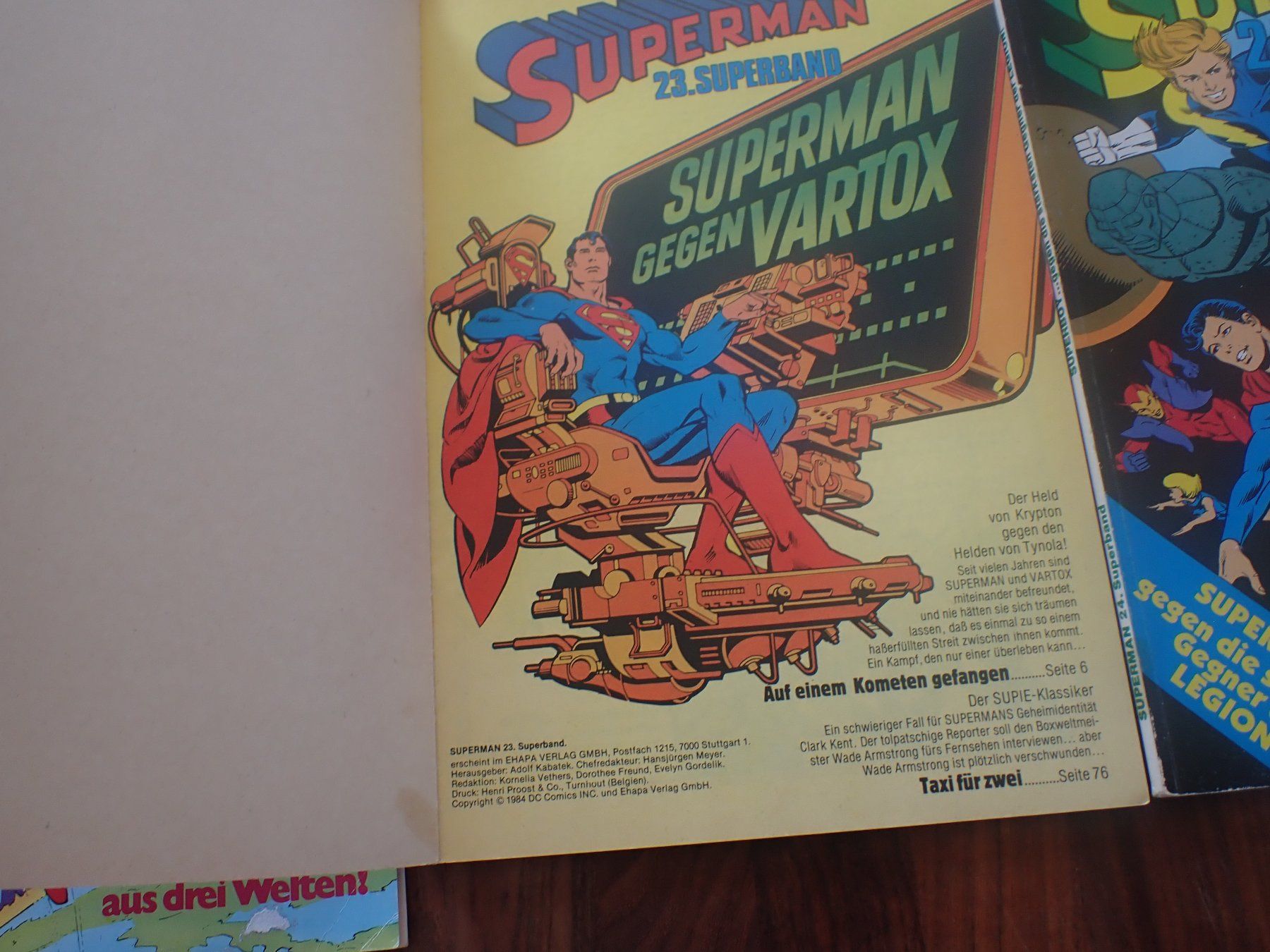Comics: 5 alte Ehapa " SUPERMAN Superband " Comic Hefte / Alben – Gebraucht aus Geroldswil von boy5toy 9