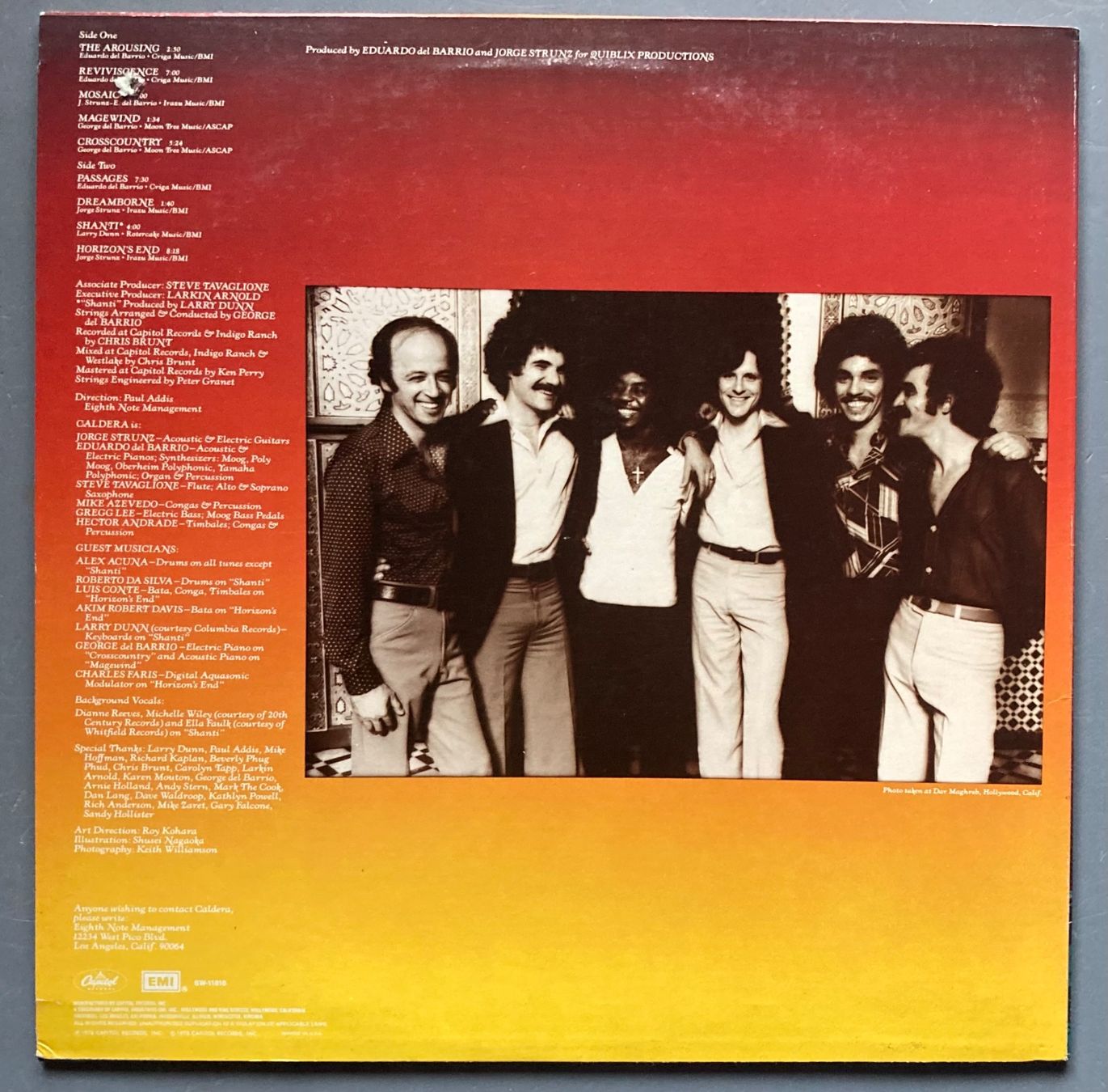 Dischi in vinile: CALDERA - TIME AND CHANCE – Usato da Poliez-Pittet venduto da Newtown-Records 1