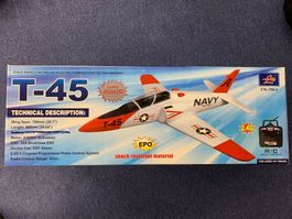 Komplettset o. Akku RC Modellflieger Jet T-45 Brushless 2.4G