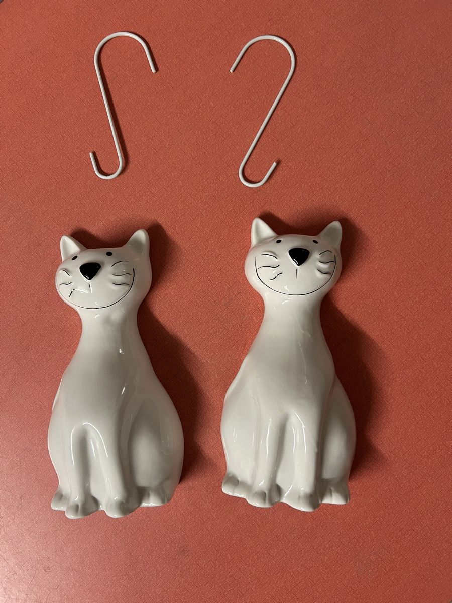 Umidificatori d'aria: 2 Katzen Keramik Wenko Luftbefeuchtern  mit Haken  – Usato da Lanzenhäusern venduto da vic63