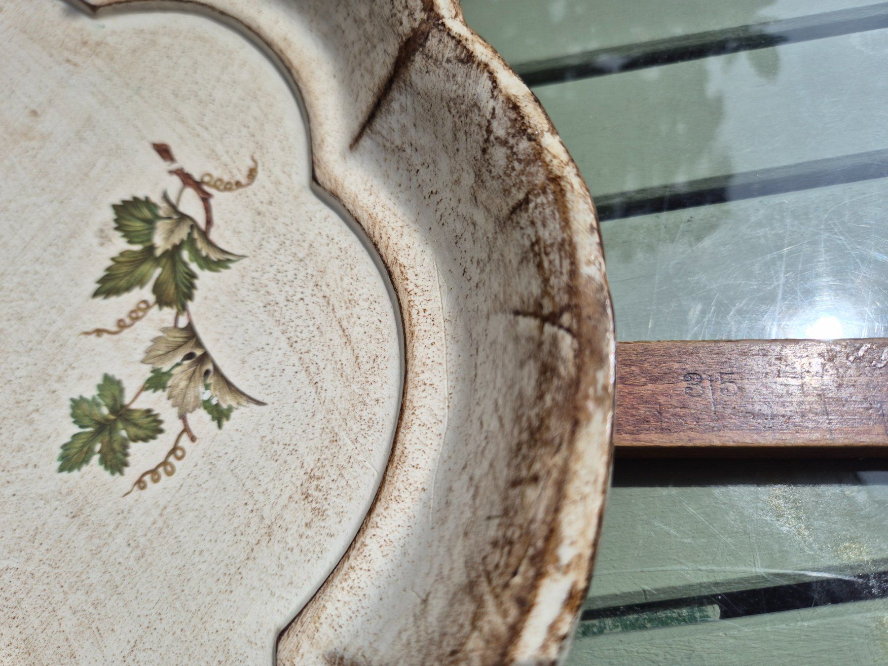 Plateaux: Vintage Holz Servierteller, Top! – D'occasion à Bern par aronari 5