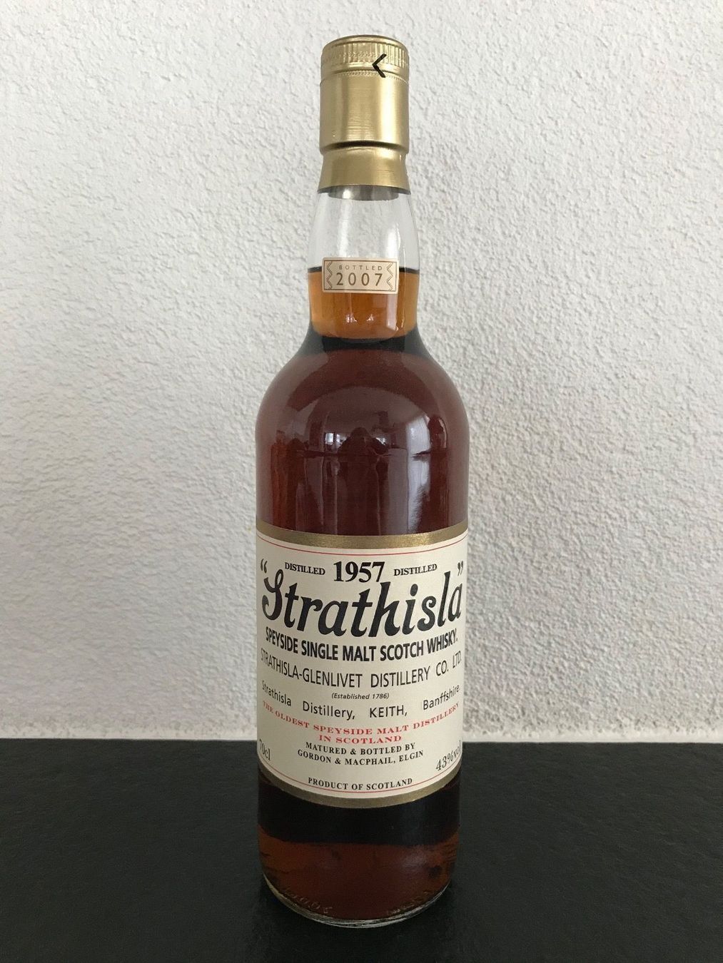 Strathisla Spirituosen: Strathisla 1957 43% vol. Gordon&MacPhail – Neu und originalverpackt aus Utzigen von Lavendel1975