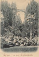 Gruss von der Solisbrücke - (1901)
