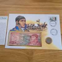 Banknoten Brief - Lettre avec billet de banque Mexana Pavon