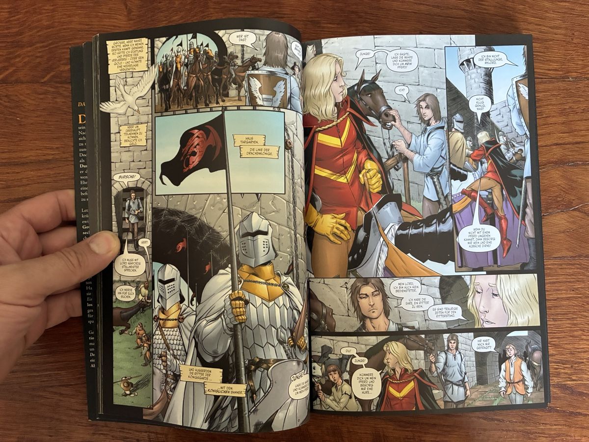 Fumetti: Der Heckenritter - Feuer und Eis Comic - George R.R. Martin – Usato da Solothurn venduto da sebastianernst87 2