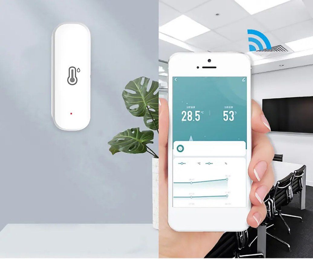 Sonstiges für Haushalt & Wohnen: WiFi Temperature Humidity Sensor Indoor Smart Life Sensor – Neu und originalverpackt aus Rupperswil von  1