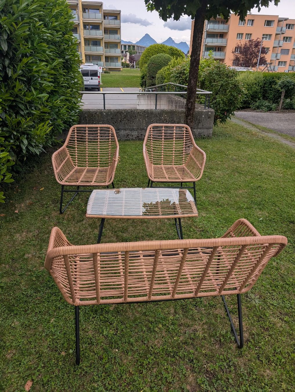 Poltrone: Gartenlounge Set Rattan-Optik – Usato da stans venduto da Cyruuu 1