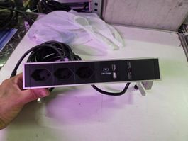 Bachmann Steckdosenleiste mit USB Ladegerät 3x T13 2x USB