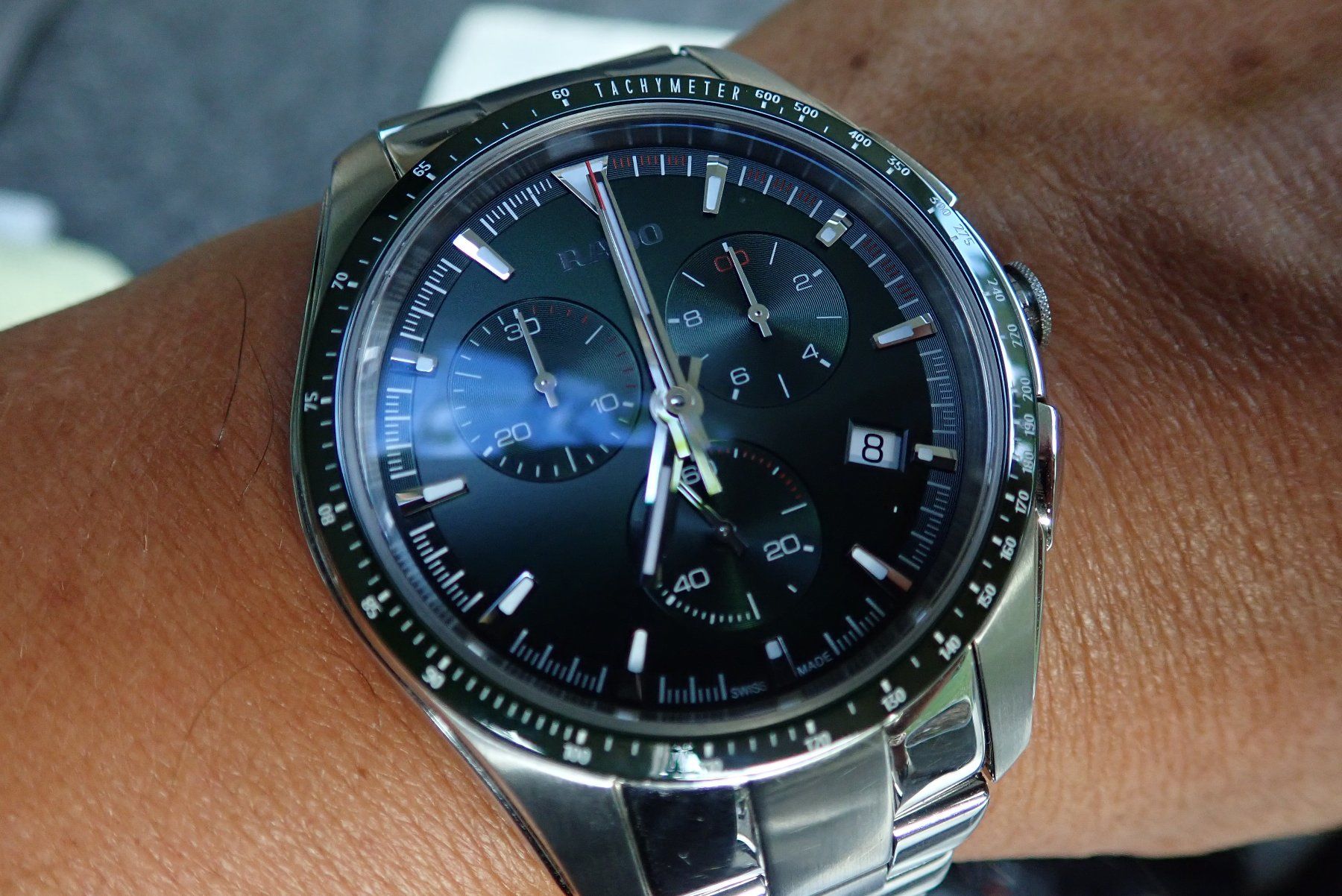 Rado Orologi: RADO HYPERCHROME CHRONOGRAPH DUNKELGREEN DIAL 45MM. – Usato da Wohlen AG venduto da kingwatcheshere 2