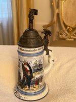 Antiker Bierhumpen 1.Weltkrieg Bierkrug Zinn Metall Sammler