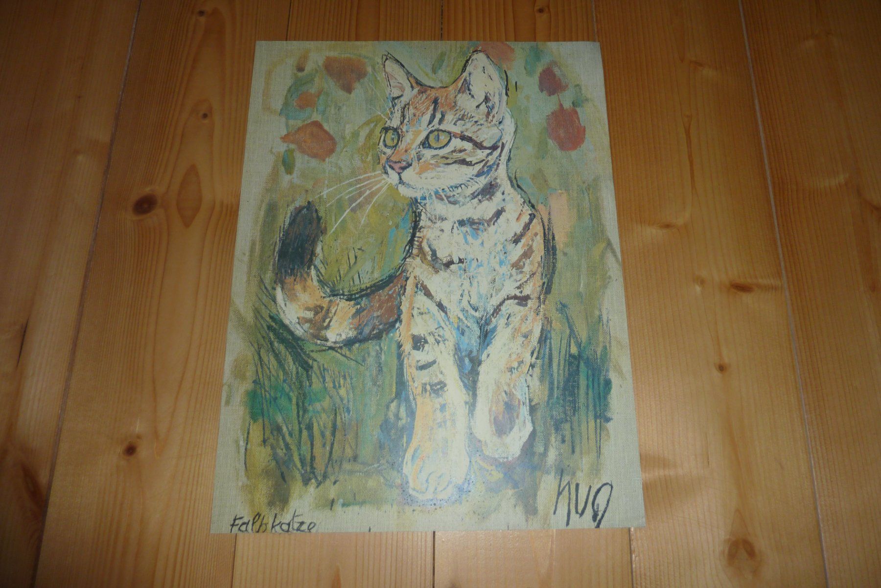 Foto & Immagini: Fritz Hug, Falbkatze, Druckgraphik – Usato da Lausen venduto da akira003