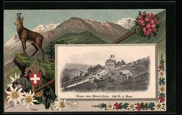 Präge-AK Hörnli-Kulm, Ortspartie mit K