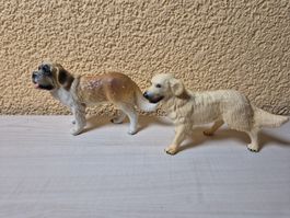 Bully Figuren Golden Retriever & Bernhardiner