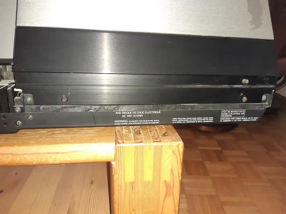 Bang & Olufsen Beocenter 7700 - Vintage - Pour Pièces - Alu Et Bois - À Restaurer