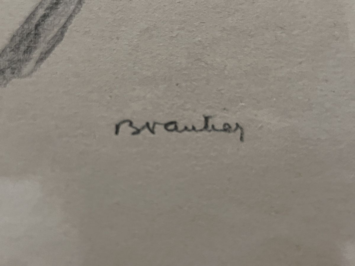 Dipinti: BENJAMIN VAUTIER(1895-1974)Dessin signé – Usato da Genève venduto da Qanil77 3