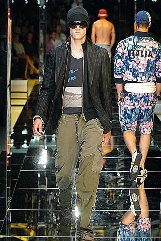 Dolce & Gabbana Pantaloni: Dolce & Gabbana SS06 Runway Cargo Docking Pants – Usato da Winterthur venduto da NGlauser21 8