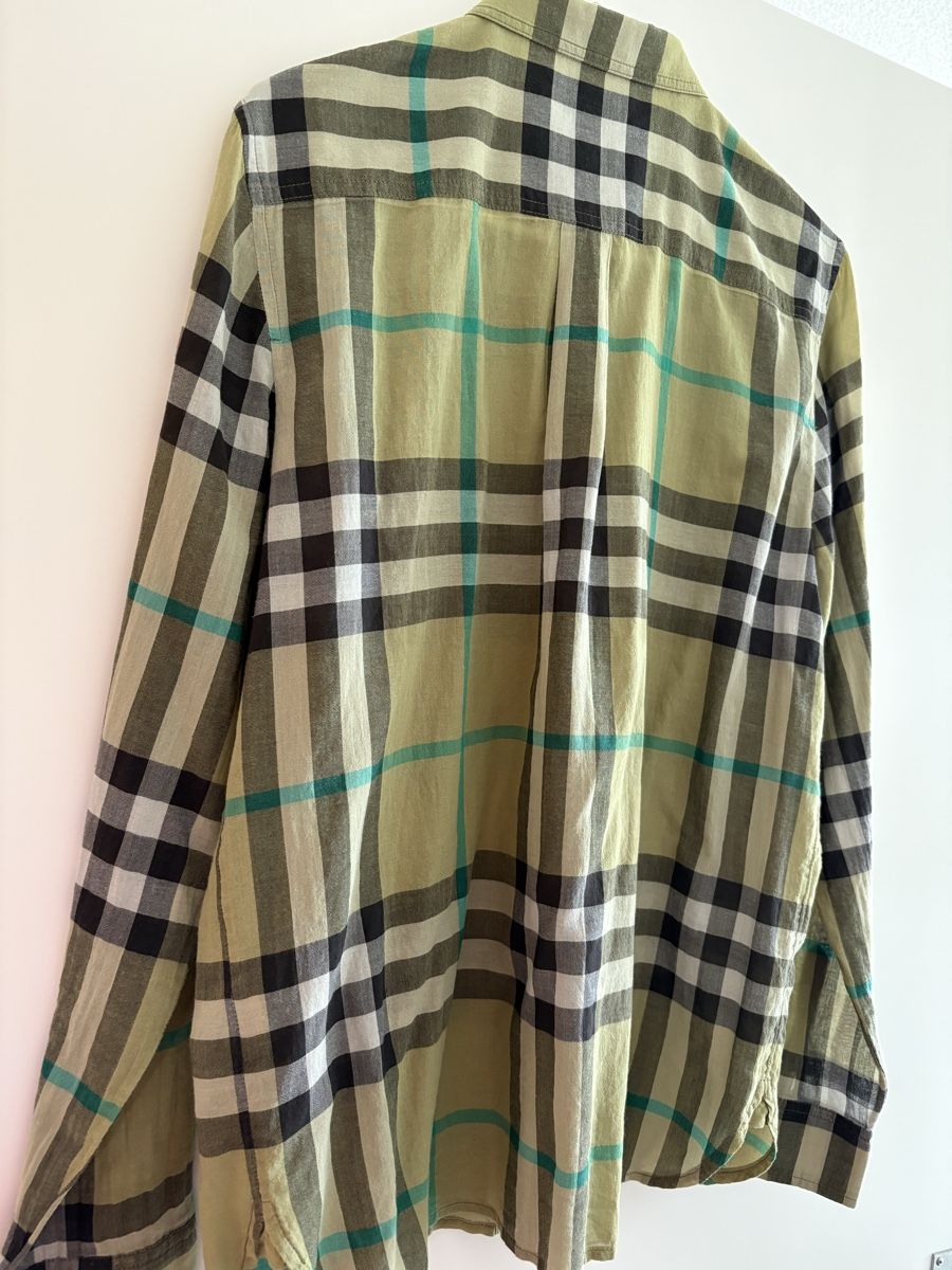 Burberry Camicette: Burberry Brit Hemd grün – Usato da Härkingen venduto da sus_y7s8 3