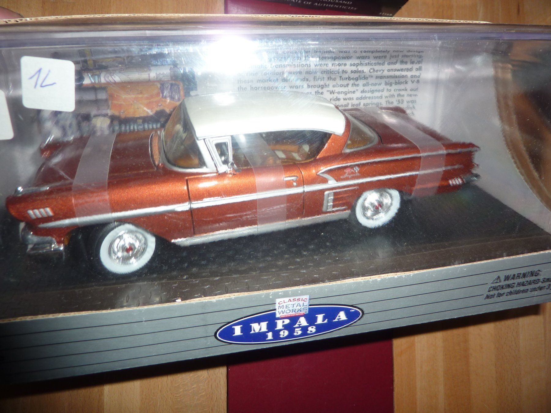 Voitures modèles: IMPALA 1958 – Neuf avec emballage d'origine à Balsthal par bouteliee 1