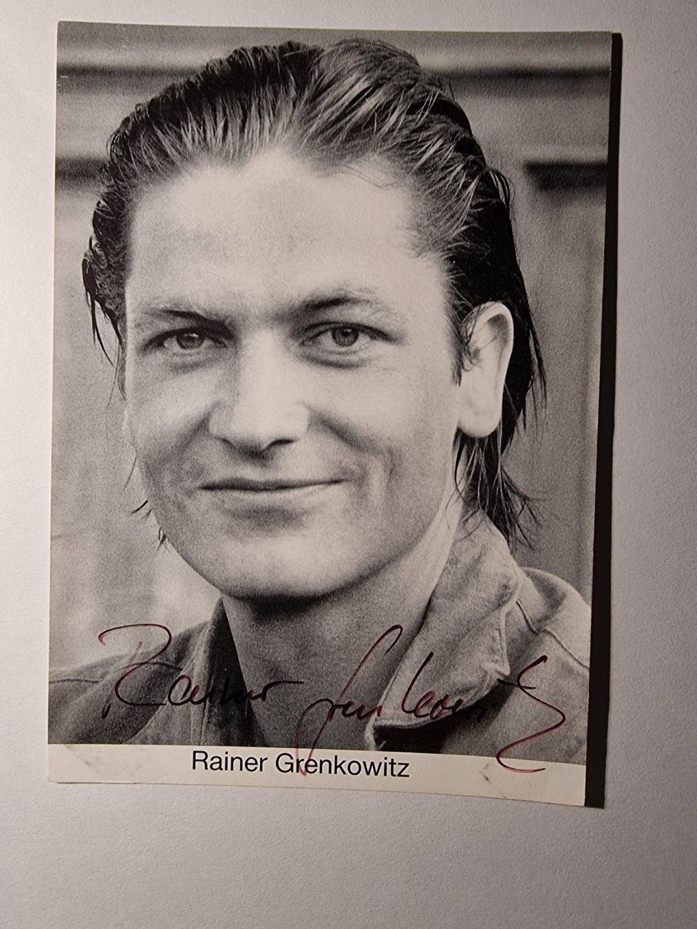 Autografi: Rainer Grenkowitz Originalautogramm – Usato da Winterthur venduto da Christinakim
