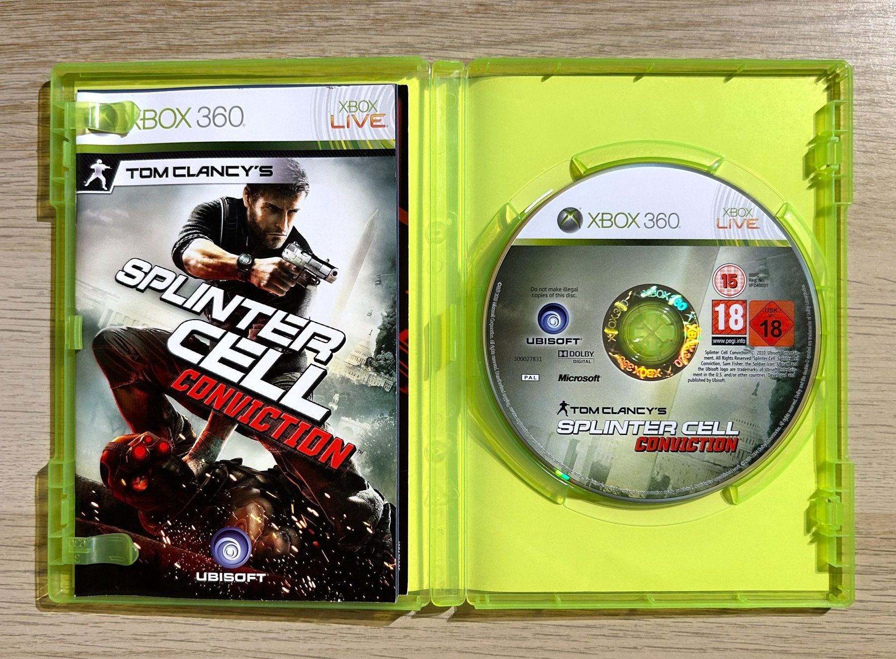 Microsoft Giochi: Tom Clancys Splinter Cell Conviction Xbox 360 – Usato da St. Gallen venduto da Alpine.Arcade 2