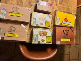 Vintage Cigar Box Collection - Partagas, Montecristo etc