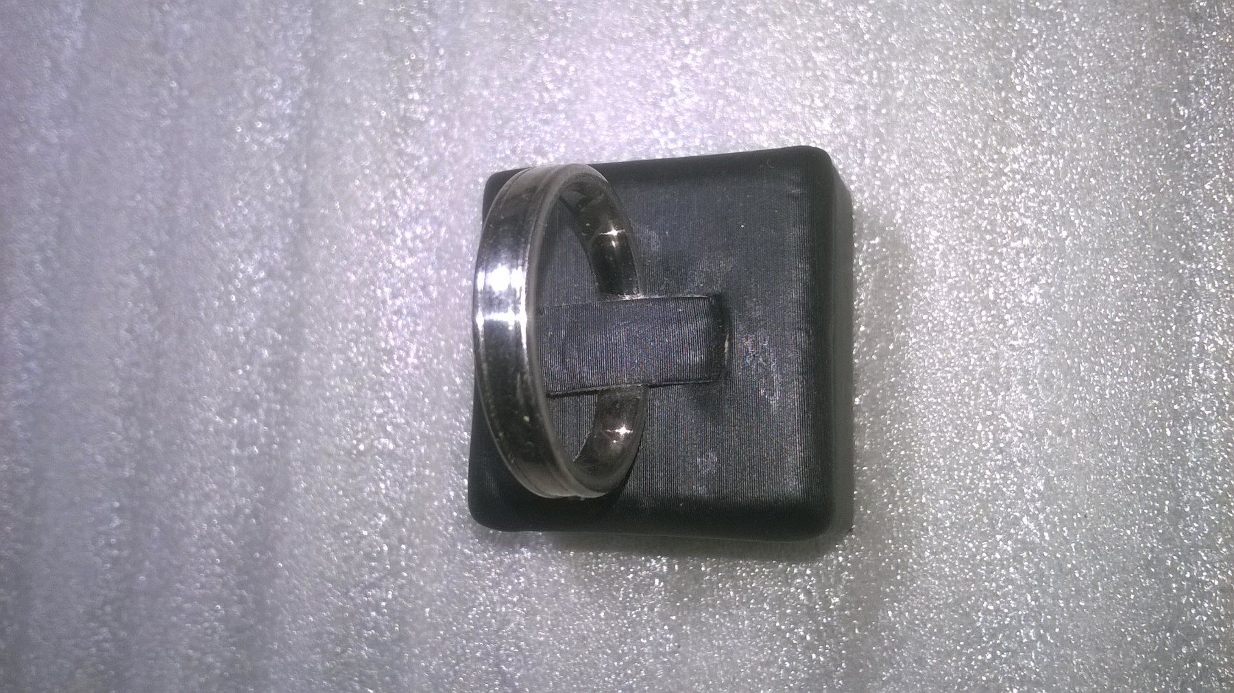 Ringe: RING EDELSTHAL,,SILBER FARBE,,GLANZIG – Neu (gemäss Beschreibung) aus Basel von bijoutrie_4 1