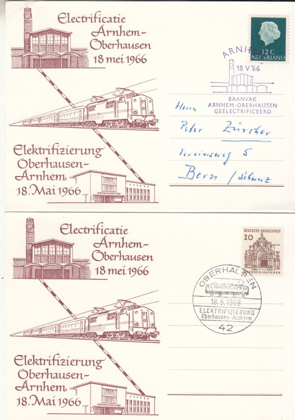 Tutti i francobolli: Eisenbahn Deutschland 7 Stk. – Usato da Bürglen TG venduto da StampGraf 2