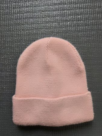 Rosa Strickmütze Grösse 50, Beanie, Mütze, Kappe, Smile