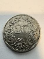 Schweiz 20 Rappen 1884 – Original alte Schweizer Münze – Hel