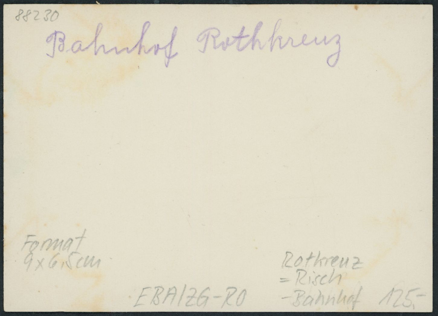 Cartoline postali: ZG Rotkreuz - Bahnhof - Bahn - Risch – Nuovo (secondo la descrizione) da Schindellegi venduto da Jonathan77 1