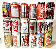18 alte Coca-Cola Dosen  (10)
