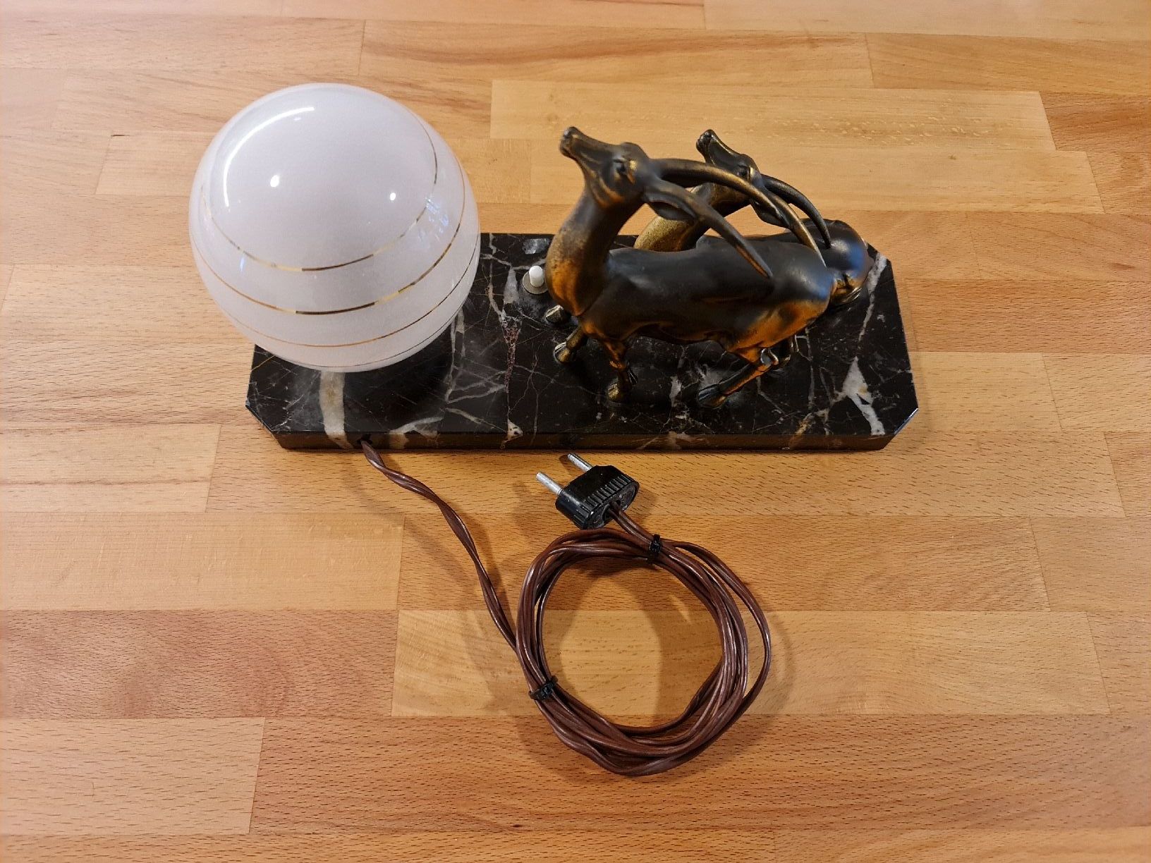 Lampade: Art Deco: Tierfiguren-Lampe – Usato da Basel venduto da Bafidu 6