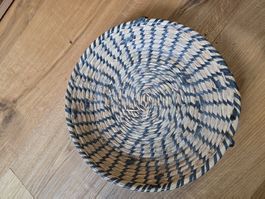 Stroh Bast Korb Schale 30 cm
