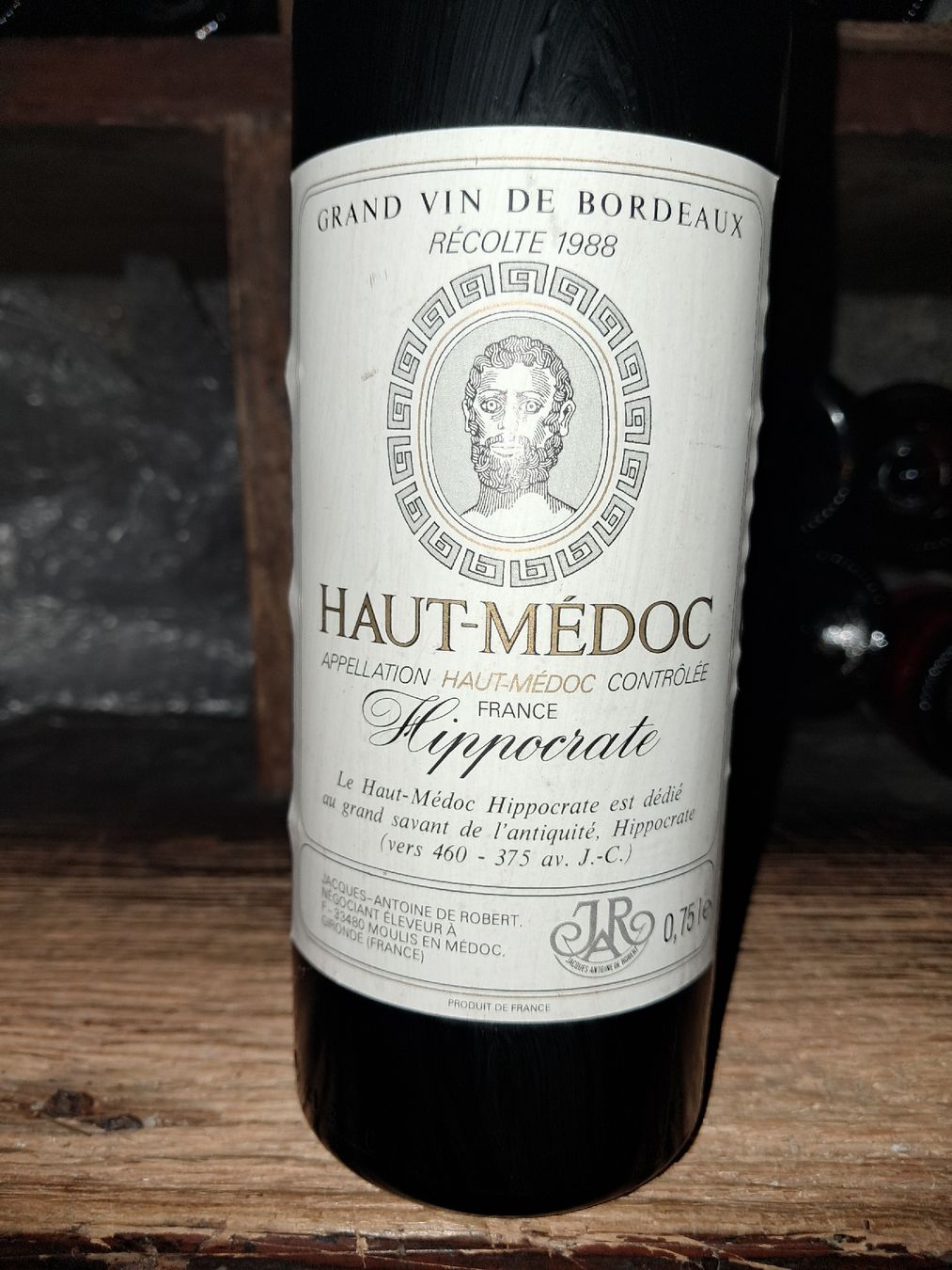 Wein: Haut-Médoc "Hippocrate" 1988 – Neu und originalverpackt aus Le locle von juliensaran 1
