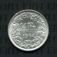 CHF___0.50 1964 stgl * nigelnagelneu! 50 Rappen