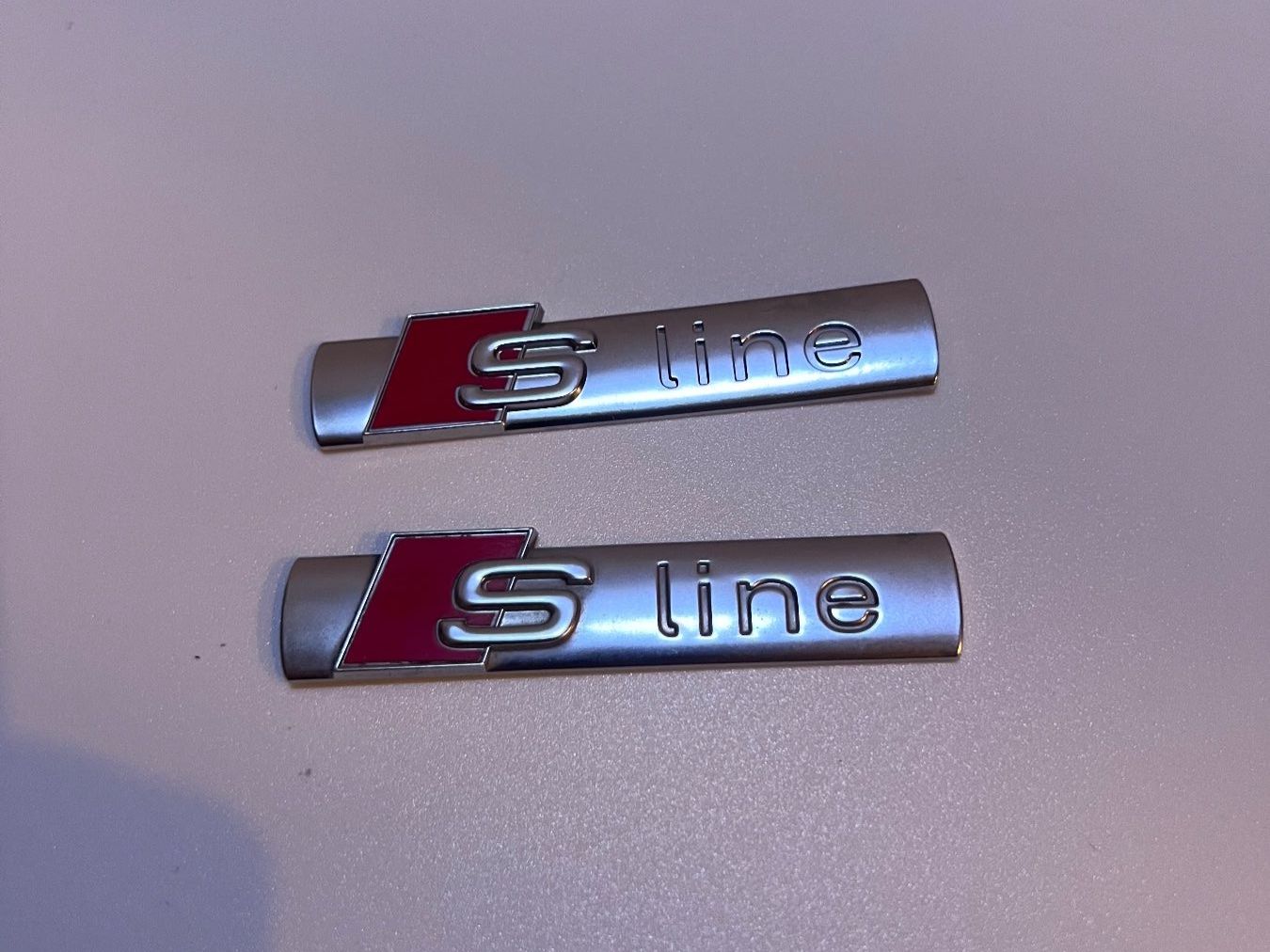 Audi Alle Autoersatzteile: Original Audi 2x S Line Emblem – Neu (gemäss Beschreibung) aus Frauenfeld von isa_9cy7