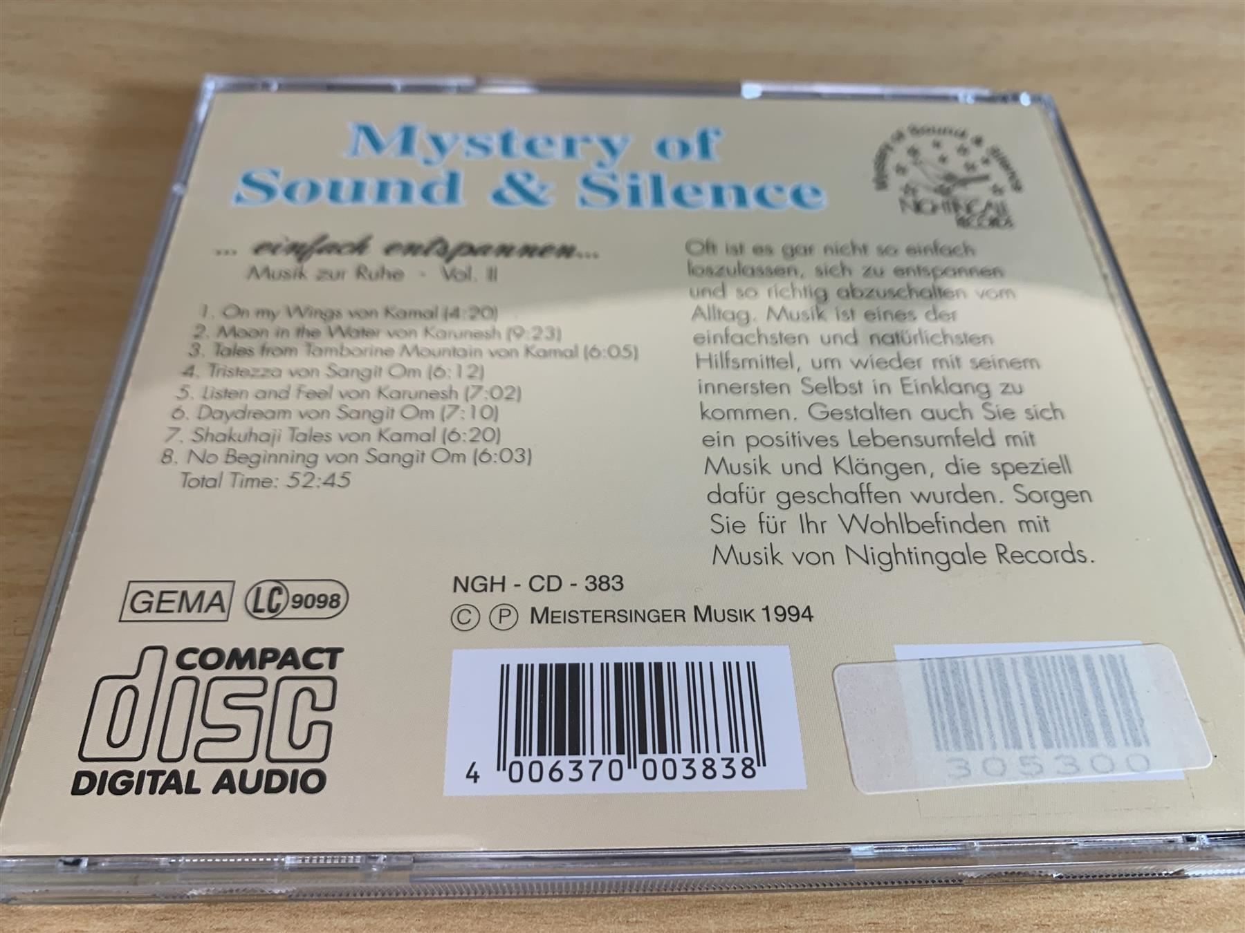 CD: Musik Zur Ruhe Vol. II – Usato da Rikon im Tösstal venduto da Alpenmutz 1