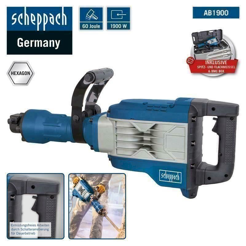 Scheppach Tous les outils: SCHEPPACH AB 1900 Profi Abbruchhammer – Neuf avec emballage d'origine à Bottighofen par zaap 2