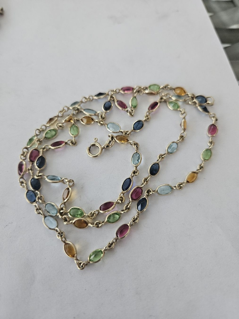 Catenine: Cocktail Damen Kette Silber  – Usato da Rickenbach b. Wil venduto da nic_8ljr 1