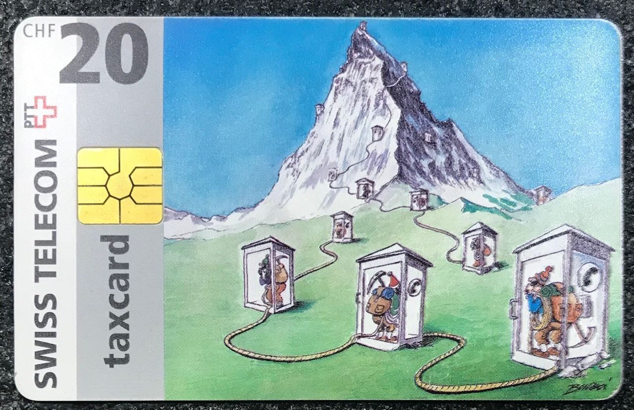 Swisscom Schede telefoniche: Swiss Telecom Matterhorn CHF20.- gebraucht – Nuovo e nell'imballaggio originale da Rotkreuz venduto da Parcore