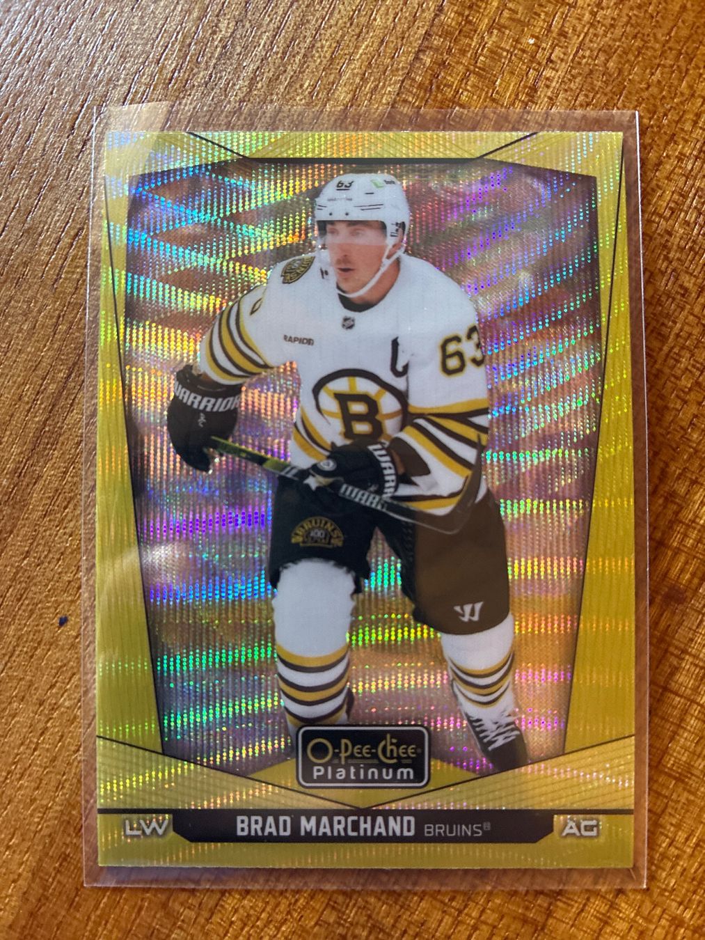 Topps Carte collezionabili: O pee chee patinum Brad Marchand yellow – Usato da Wangenried venduto da Garagara