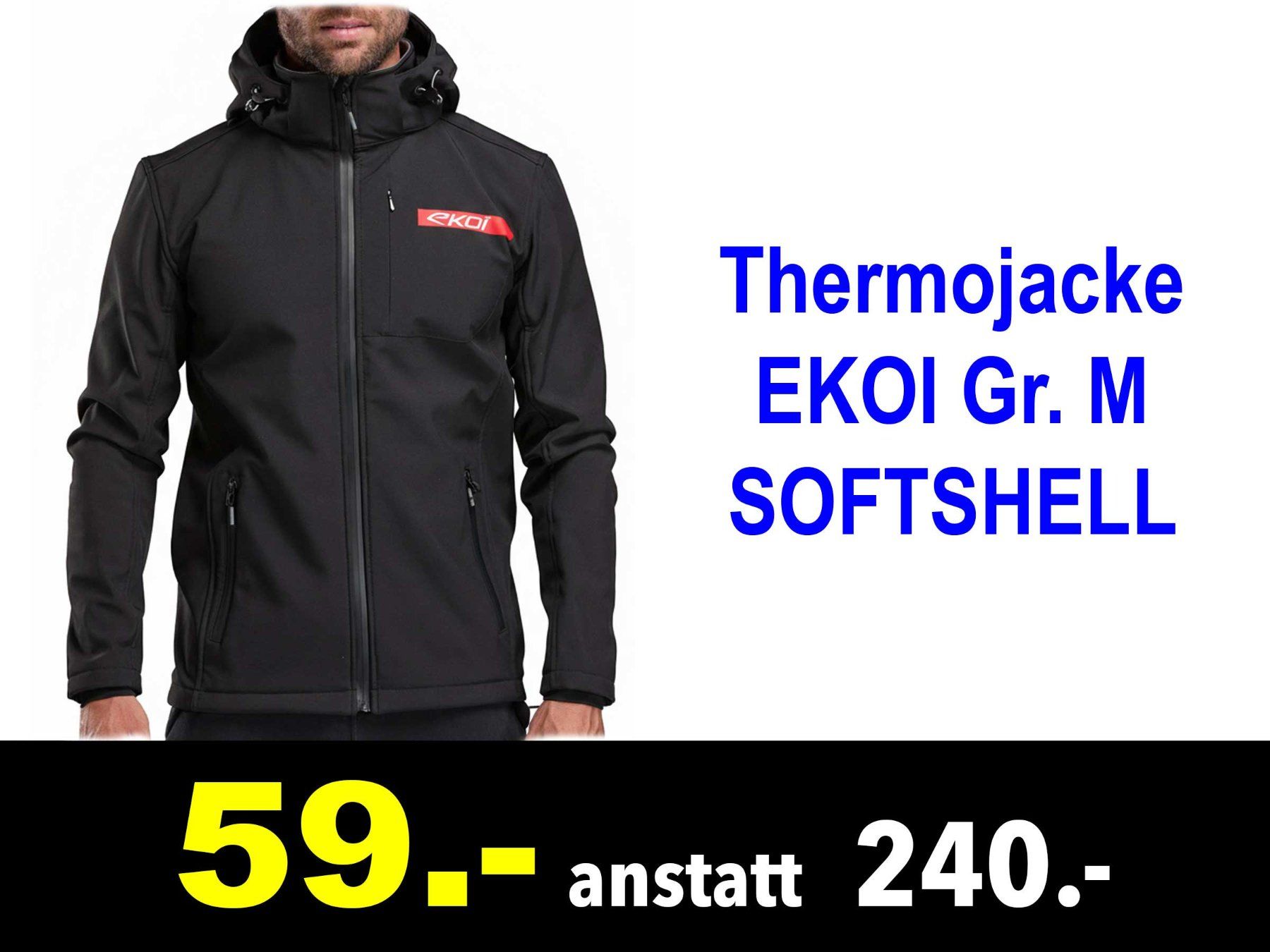Giacche: 🔴 Thermojacke EKOI Gr. M SOFTSHELL /035C – Nuovo e nell'imballaggio originale da Zürich venduto da LUIS-B