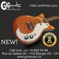 Danelectro '59 m NOS+ orange metalflake