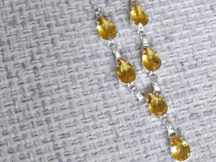 Ketten: Yellow Citrine Gemstone Handmade 925 SS – Neu und originalverpackt aus Gächlingen von CHARLEZGIFTS 3